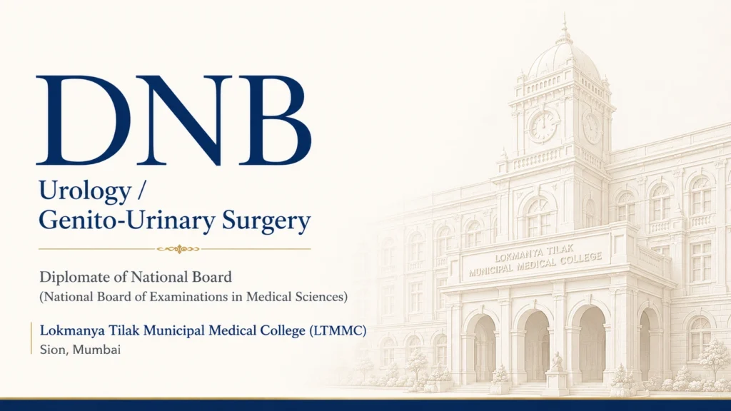 DNB in Urology and Genito-Urinary Surgery qualification held by Dr. Anand Utture, urologist and uro-oncology specialist.