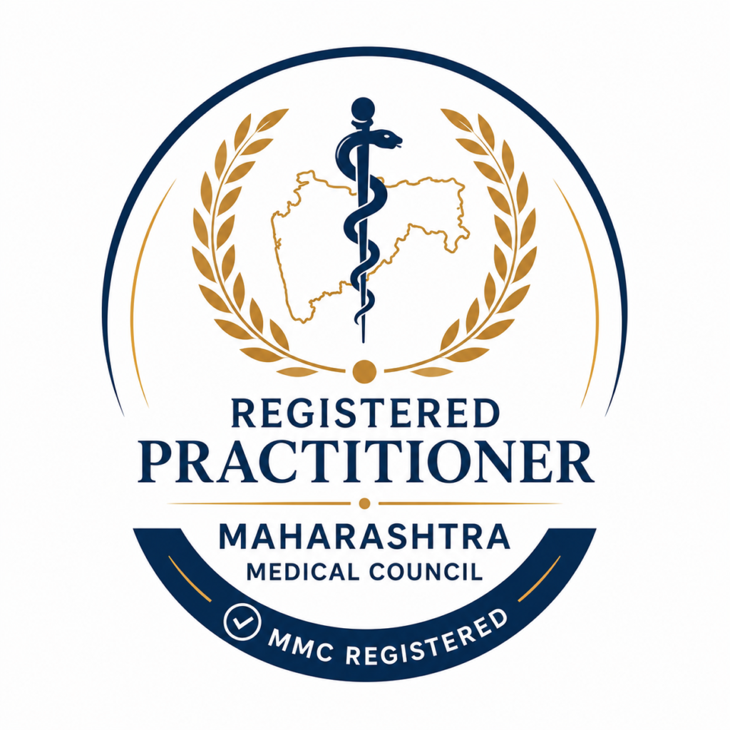 Dr. Anand Utture, Registered Practitioner with the Maharashtra Medical Council