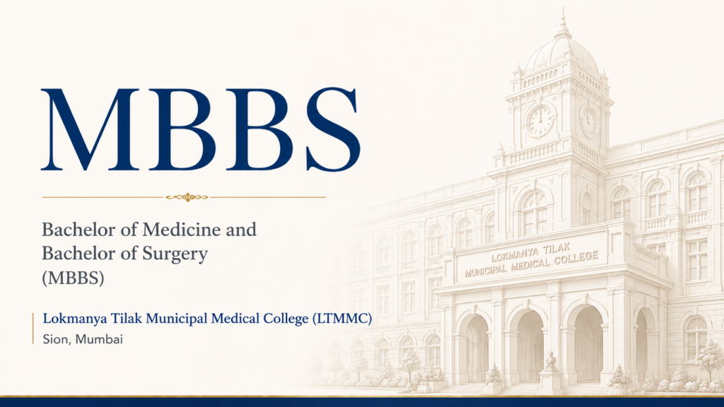 MBBS qualification of Dr. Anand Utture from Lokmanya Tilak Municipal Medical College (LTMMC), Mumbai.